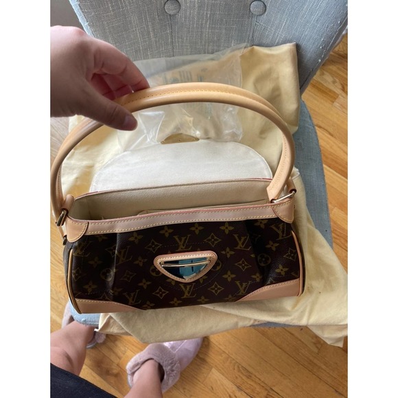 Authentic Louis Vuitton Monogram Canvas Beverly MM Shoulder Bag Ultra Rare NWT - Picture 5 of 11